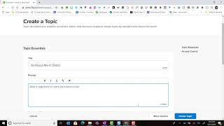 Flipgrid 2020: Creating a Topic in a Group Part 1