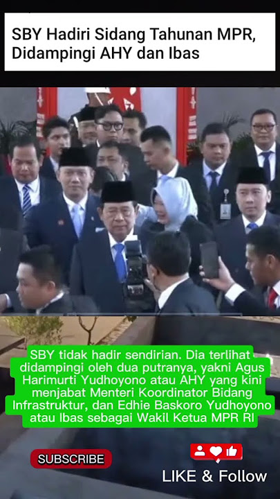 SBY di Dampingi AHY dan Ibas