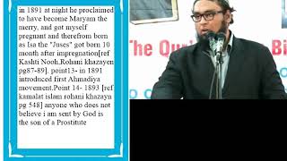 30 Lies of Fake Prophet Ghulam Mirza Qadyani  Eng Subtitile