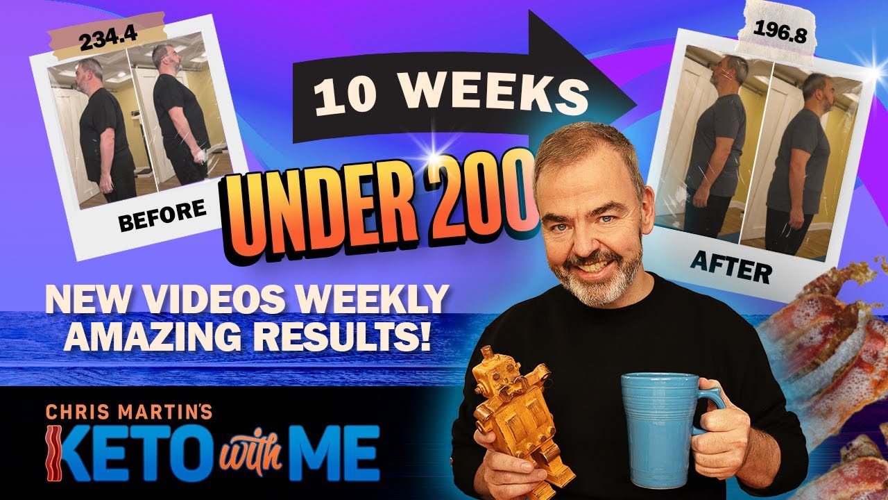 UNDER 200 pounds in 10 WEEKS! 37.6 Pounds Lost! Down from 234.4!