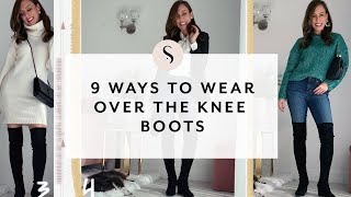 9 Ways to Wear Over the Knee Boots I Sydne Summer