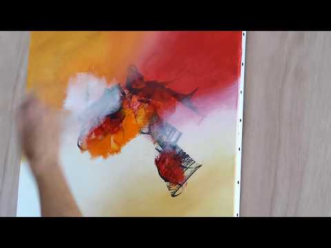 Abstract Art Painting Peinture Acrylique Facile Althea Youtube