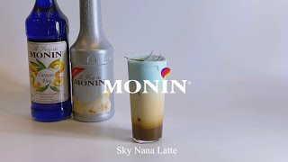 [Recipe] 모닌 시그니처 가을메뉴 대공개 / Sky Nana Latte