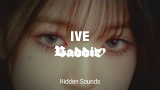 [Hidden Sounds] IVE - Baddie