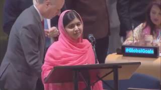 Malala Yousafzai conversation about girls' education in United Nation (UN Messenger of Peace) Update