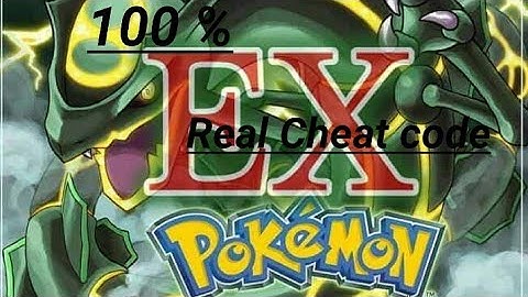 Pokemon theta emerald ex cheat 100% working