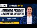 CA Final DT | Assessment Procedure Lecture 6 🔥 | Assessment u/s 143, 144 & 292BB | CA Sparsh Singhal