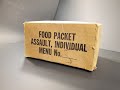 1955 FPA Food Packet Individual C Ration Vintage MRE Review Meal Ready to Eat Tasting Test