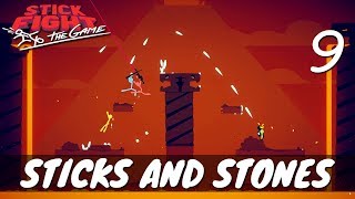 [9] Sticks and Stones (Let's Play Stick Fight: The Game w/ GaLm and friends)