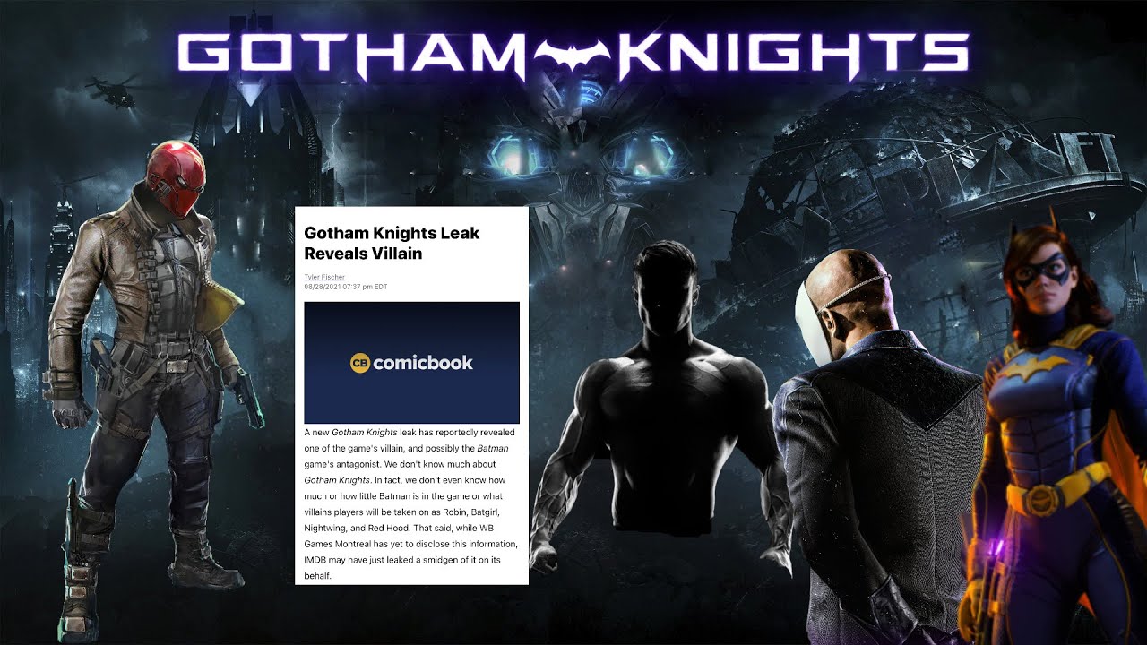 GOTHAM KNIGHTS LEAK! (New Villain Revealed) - YouTube