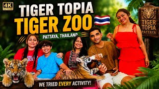 Tiger Topia Thailand with Family | We Tried Every Activity! 🇹🇭
