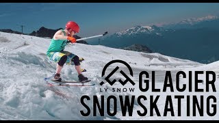 SnowSkate Glacier Riding by LY Snow 3,059 views 6 years ago 1 minute, 35 seconds