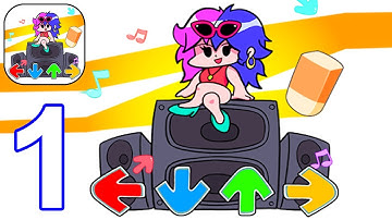 FNF Delete One Part: Music Puzzle - Gameplay Walkthrough Part 1 All Levels 1-45 (Android,iOS)