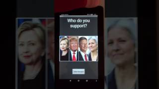 Political Survey App (Project) screenshot 5