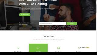 Zukahost  Domain and Web Hosting Template Kit template kit saas