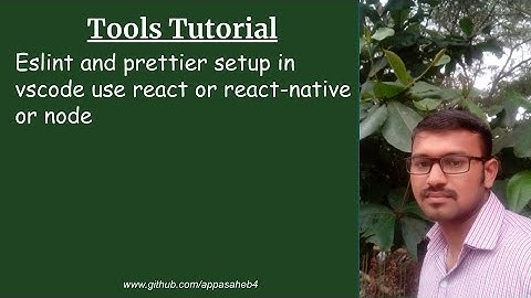 Eslint and prettier setup in vscode use react or react native or node