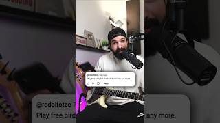 Free Bird - but the bird isnt free