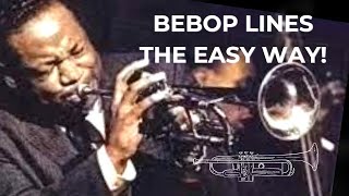 Jazz trumpet lesson - Bebop lines - The EASY way