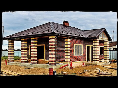 Строительство дома от фундамента до крыши своими руками видео