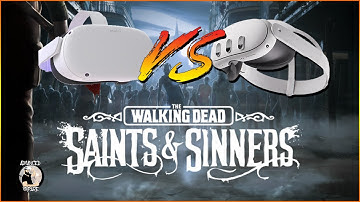 The Walking Dead Saints and Sinners Quest 2 vs Quest 3 graphics comparison