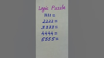 Logic Puzzle/Logic Math#logic #challange #riddle