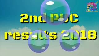 2nd PUC results 2018