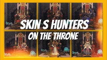 Identity V Showcase - All Hunters in S / A Skin Animation on the Throne