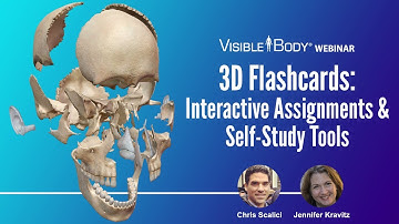 Visible Body Webinars | 3D Flashcards as Interactive Assignments and Self-Study Tools