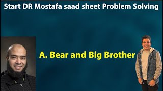 A. Bear and Big Brother(c++)