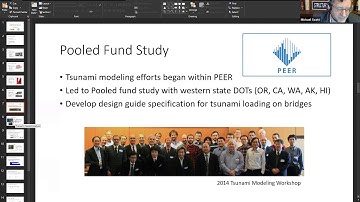 PacTrans Webinar on Modeling Tsunami Loading on Bridges using OpenSees PFEM
