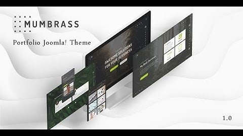 Mumbrass - Full Screen Personal Portfolio Joomla! Template download
