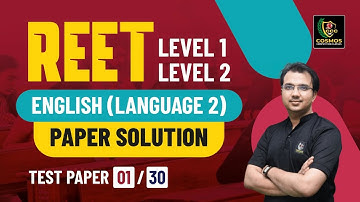 REET 2025 (Level 2nd) Paper Solution, Discussion & Answer Key | English Language 2 | Manish Sir #01