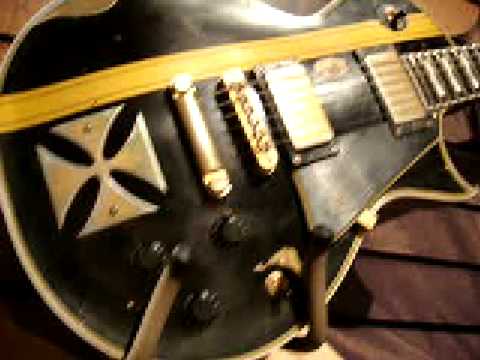 09 Esp Signature Series James Hetfield Iron Cross Limited Edition Guitar Youtube