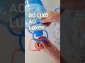 DIY DO LIXO AO LUXO COM ALÇAS DE GARRAFAS #artesanato #decoração #manualidades