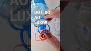 DIY DO LIXO AO LUXO COM ALÇAS DE GARRAFAS #artesanato #decoração #manualidades