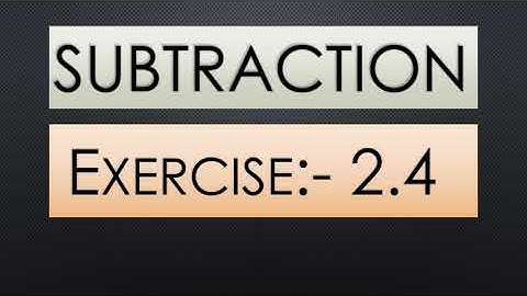 Class 5 MATHS Ch 2 Op  On Numbers VIDEO 3