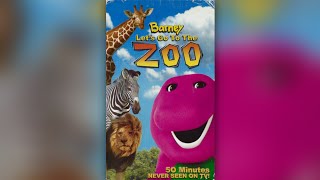 Barney Lets Go To The Zoo 2001 - 2001 Vhs