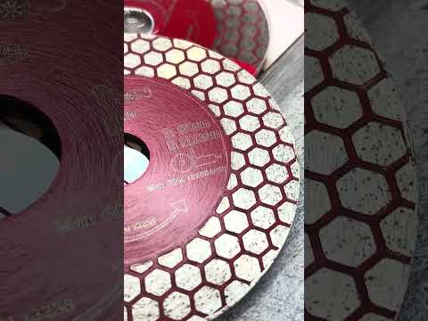 Диск алмазний відрізний 125 х 22.23 мм (кут 45 градусів) для плитки / керамограніта, видео 1