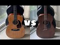 Martin 0018 vs 0015 acoustic guitar comparison  classical gas on acoustic guitar