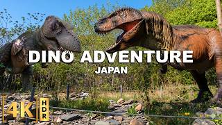 BIG Moving DINOSAURS Await You at This Dinosaur Park in Japan! | DINO ADVENTURE Nagoya | Full Tour