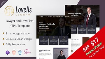 Lovells - Lawyer & Law Firm HTML Template | Themeforest Website Templates and Themes