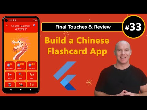 Build a Flashcard App in Flutter! #33 - Final Touches & Review