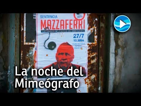 La Noche del Mimeógrafo (Trailer)