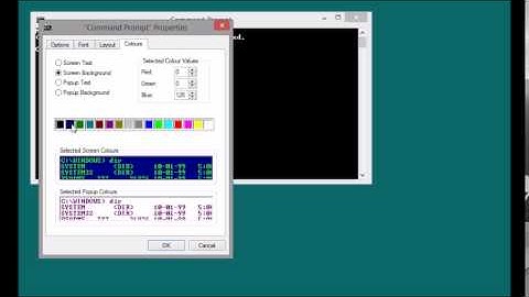 CMD - how to... change the colors permanently