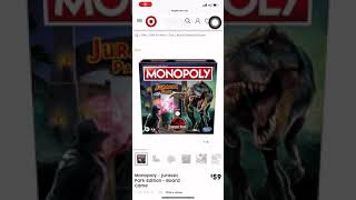 Monopoly - Jurassic Park edition #JurassicPark