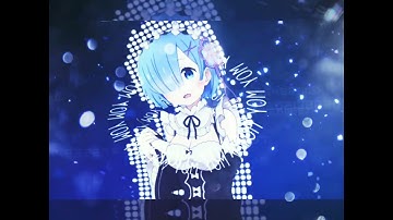 Rem/Re Zero/Alight motion