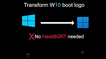 This is how I got Windows 11 Boot Logo running on Windows 10 (No HackBGRT)