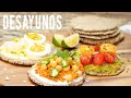 3 Desayunos salados y saludables | Sustituto de pan con Avena y Chia | by Mundo Mom