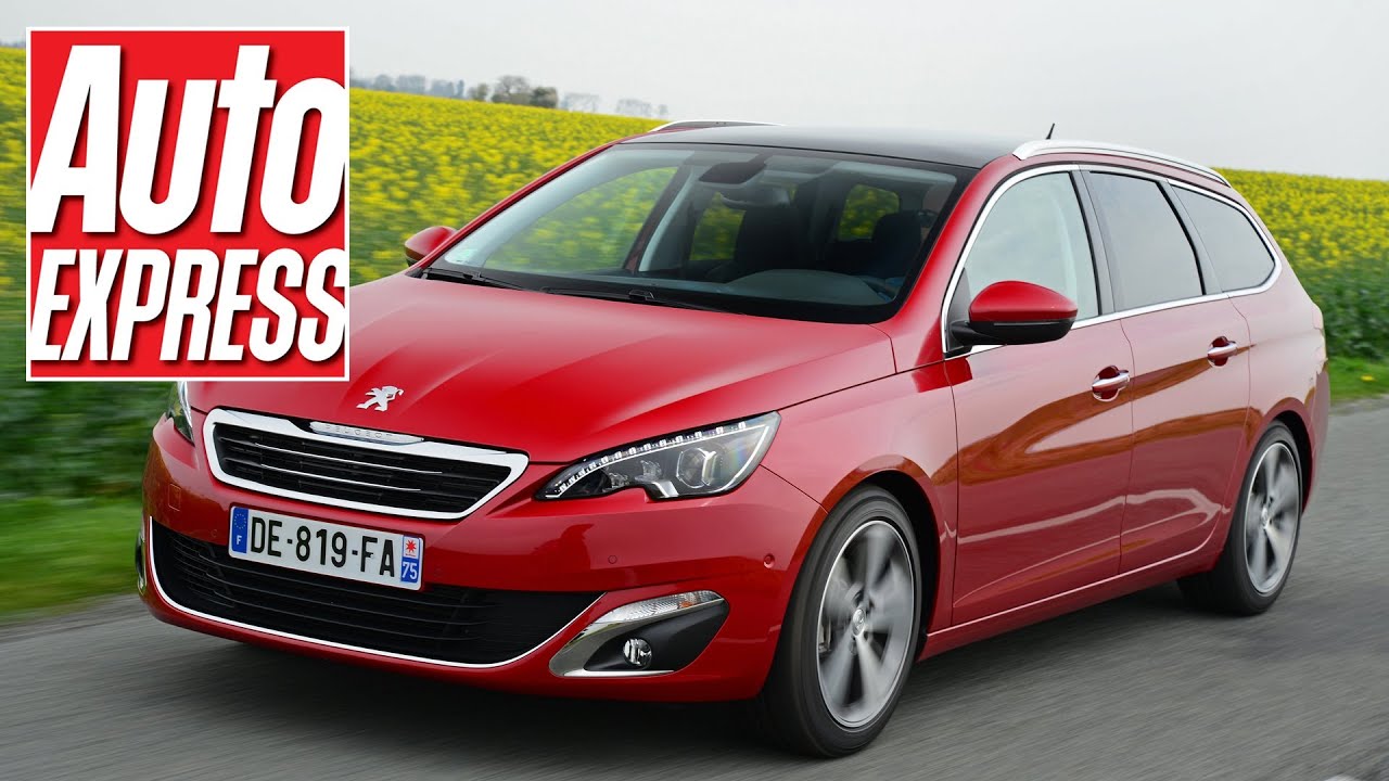 all-new Peugeot 308 hatch & estate comparison REVIEW 2021 driving 308 SW vs  Seat Leon ST 