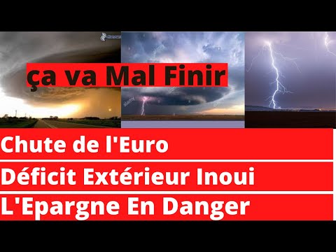 CHUTE DE L'EURO EFFONDREMENT DU COMMERCE EXTERIEUR çA VA MAL FINIR